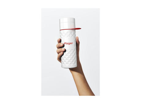 Join The Pipe Nairobi Ring Bottle White 500 ml Flasche Werbeartikel