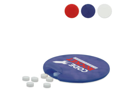 Product image Pfefferminzdose rund, 62mm Werbeartikel