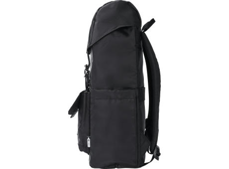 rPET (290T) Polyester Twill Rucksack mit Lasche Marlowe Werbeartikel