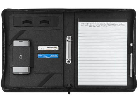 Product image Blackmaxx® Executive Business Portfolio "MaxiZip4" schwarz Werbeartikel