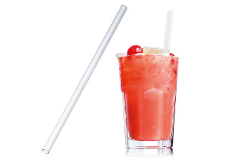 Product image Trinkhalm aus Glas 20 cm Werbeartikel