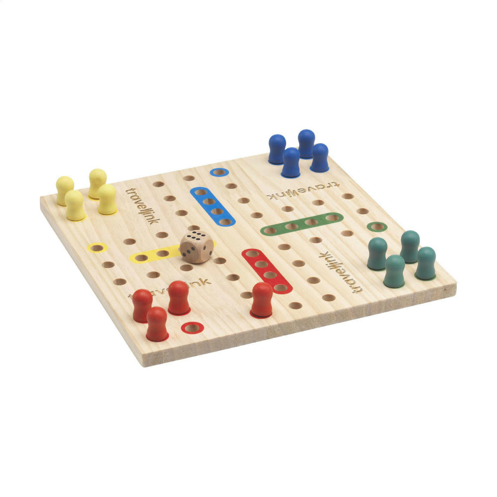 Ludo Wooden Game Spiel Werbeartikel