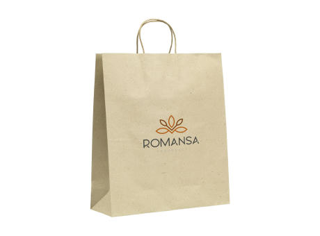 Leaf It Bag aus recyceltem Graspapier (120 g/m²) XL bedrucken