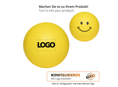 Ball Smile-Gesicht Werbeartikel