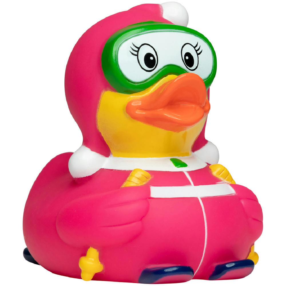 Product image Quietsche-Ente Ski-Fahrer Werbeartikel