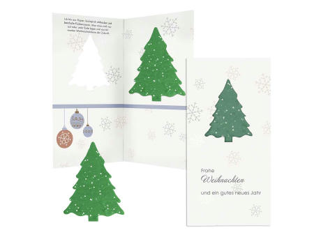 Samenpapier-Karte Fichte - Standardmotiv Werbeartikel