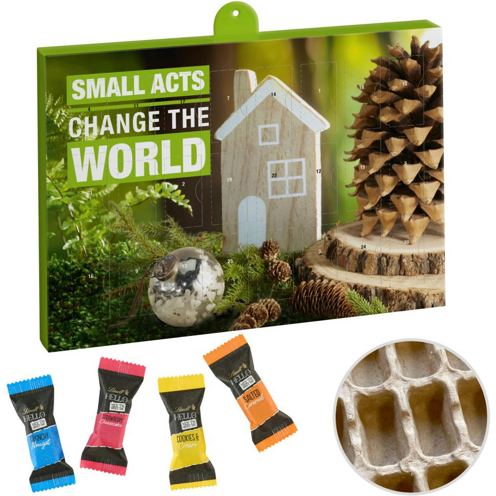 Product image Premium Präsent-Adventskalender "Eco" mit Hello Mini Stick Mix Werbeartikel