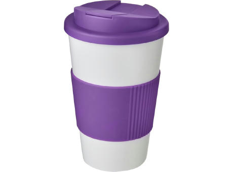 Americano® 350 ml Isolierbecher mit Schutzring & auslaufsicherem Schraubverschluss bedrucken