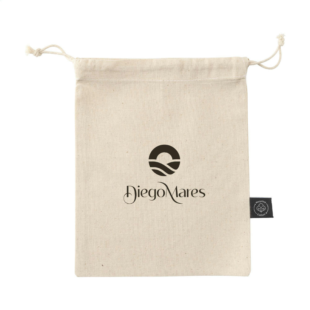 Gift Pouch Naturel GRS Recycled Cotton (150 g/m²) S Werbeartikel