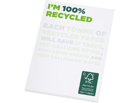 Desk-Mate® A7 recycelter Notizblock bedrucken