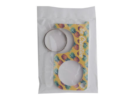 Hygiene-Schlüssel NoTouch Creative bedrucken