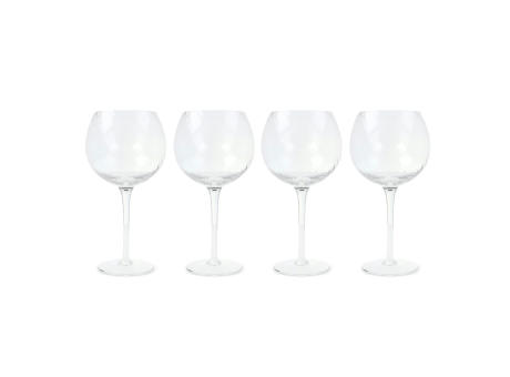 Byon Opacity 4er-Set Weingläser mit stilvollem Glasmuster 470ml Werbeartikel