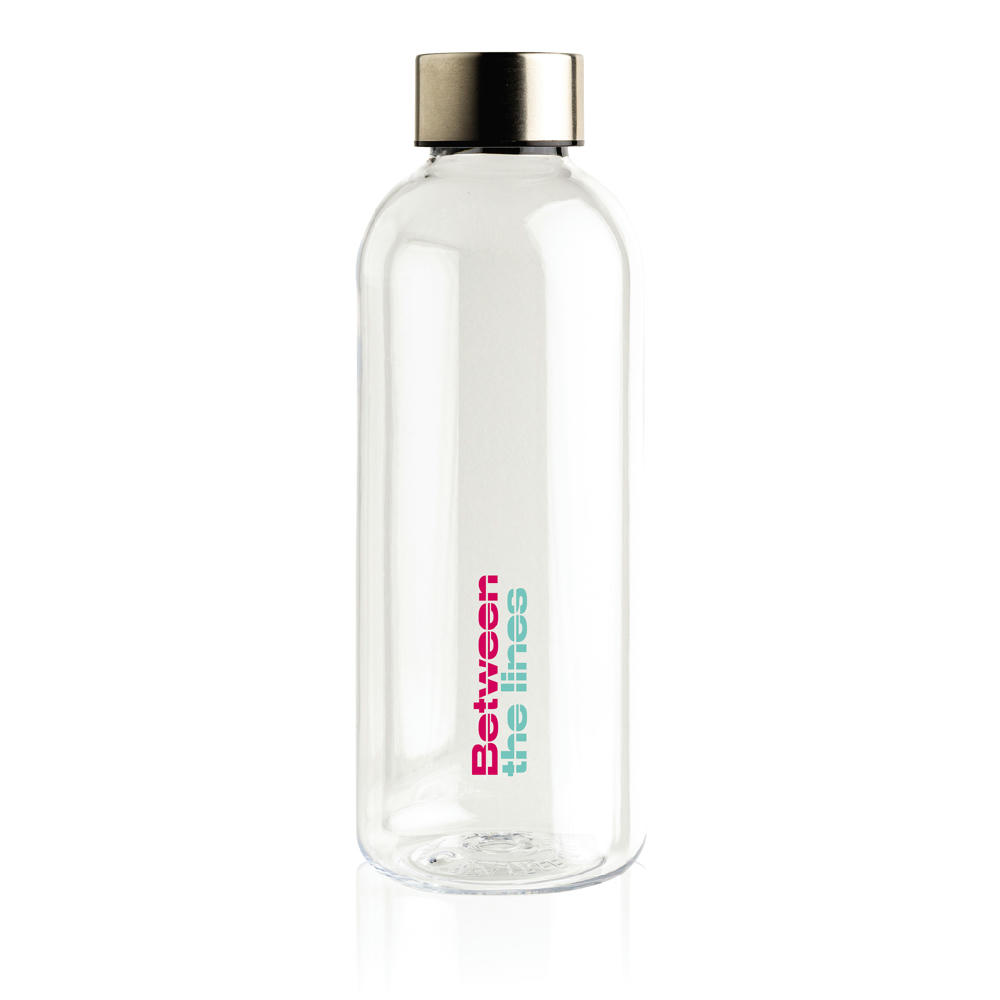 Auslaufsichere Trinkflasche mit Metalldeckel Werbeartikel
