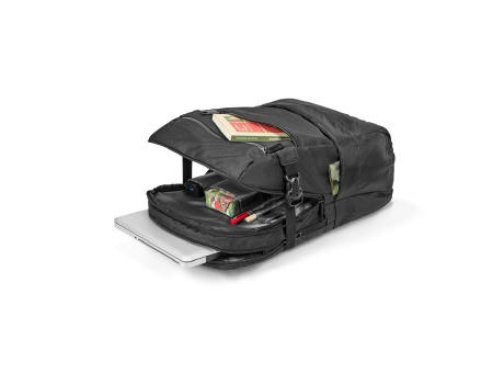 ZIPPERS BPACK. Laptop-Rucksack 15.6'' aus 840D und 300D-Jacquard Werbeartikel