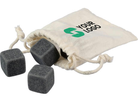 Stein-Eiswürfel-Set Jens Werbeartikel