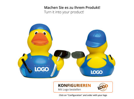 Quietsche-Ente Waschanlage Werbeartikel