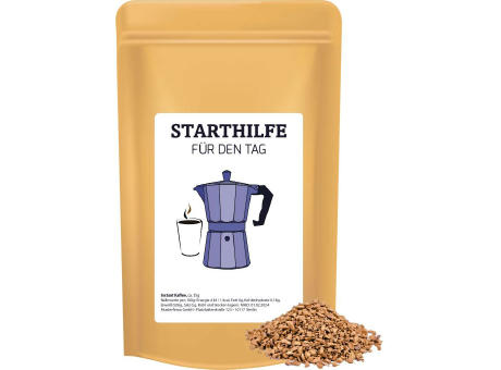 Product image Instant Kaffee, ca. 35g, Standbeutel Midi Werbeartikel