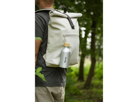 AluBamboo GRS Recycled Alu 500 ml Wasserflasche Werbeartikel