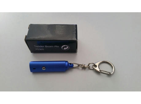 LED Leuchte "Tender Beam Alu blau" bedrucken