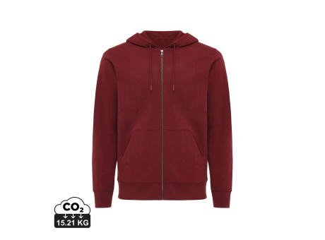 IQONIQ Abisko Zip-Kapuzenpullover aus recycelter Baumwolle Werbeartikel