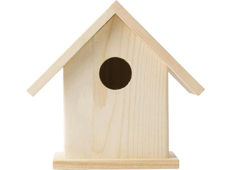 Product image Vogelhaus mit Malset Wesley Werbeartikel