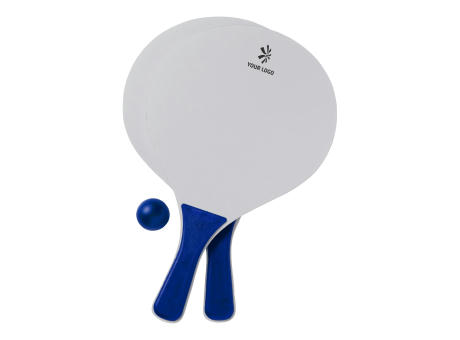 Beach-Ball-Tennisspiel aus Holz Fabien Werbeartikel