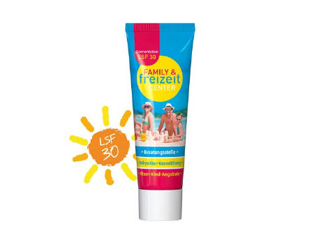 25 ml Tube - Sonnenmilch LSF 30 - FullbodyPrint Werbeartikel