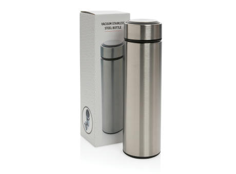 Vakuum Stainless Steel Flasche mit gebürstetem Metalldeckel Werbeartikel