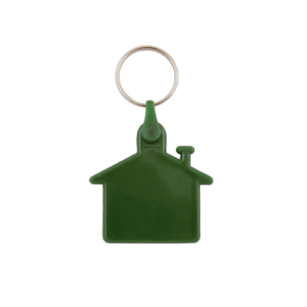 Product image Kunststoff Schlüsselanhänger Haus Werbeartikel