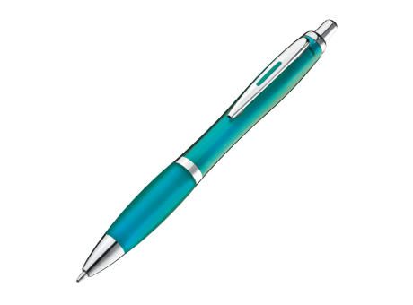 Kugelschreiber mit farbig transparentem Schaft  Werbeartikel