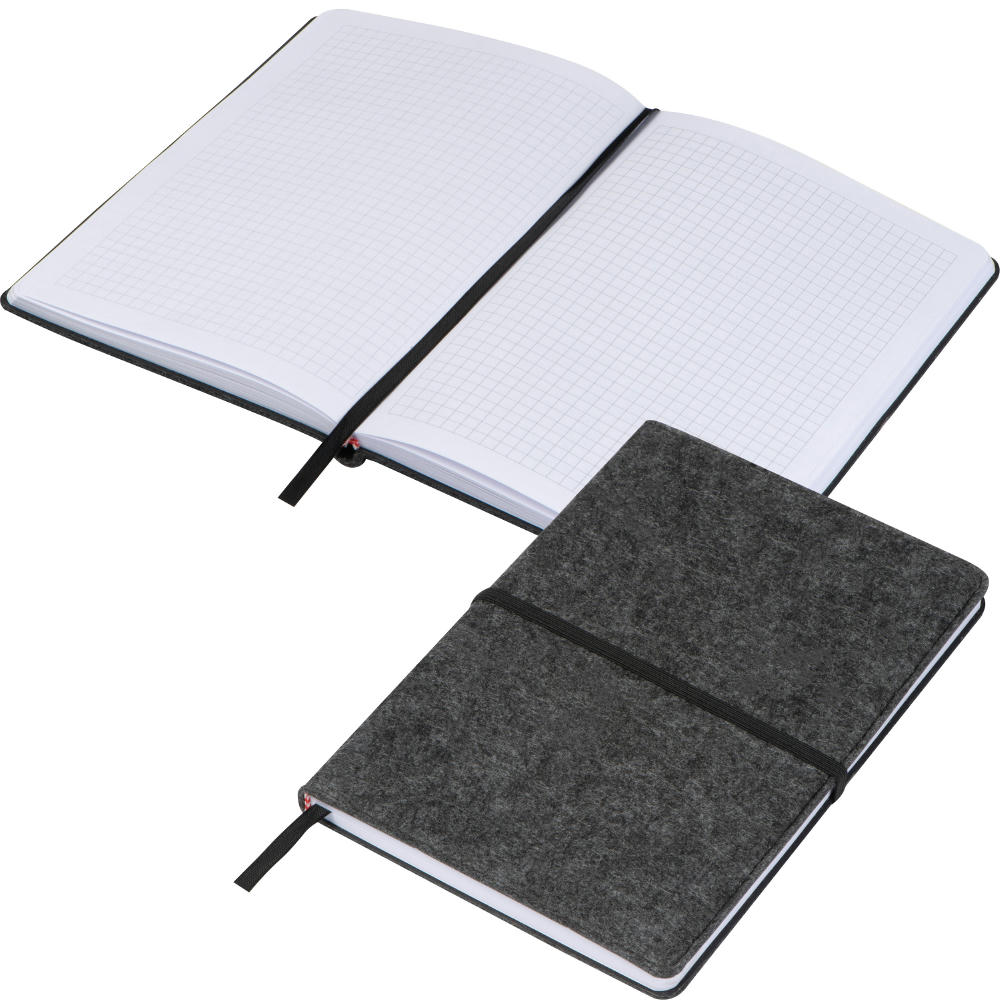 Product image Notizbuch aus Filz A5 Werbeartikel