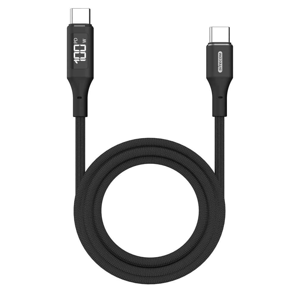 Product image Sitecom CA-1005 USB-C to USB-C Power cable with LED display Werbeartikel