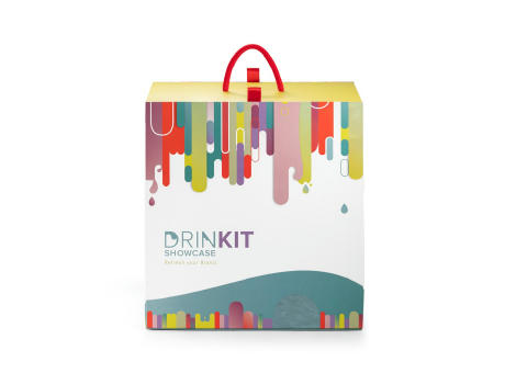 DRINKIT SHOWCASE. Muster-Set bedruckte Drinkware Werbeartikel
