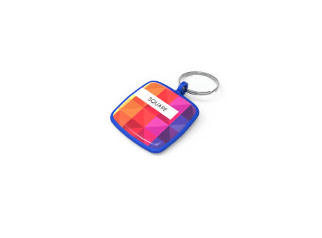 Key Ring Square Black bedrucken