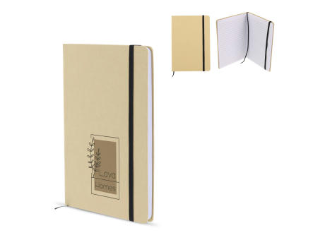 Notizbuch aus Karton mit runden Ecken A6 Werbeartikel