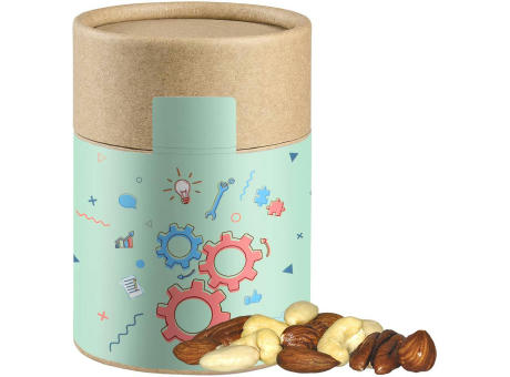 Product image NusskernMix, ca. 80g, Kraftpapierdose Midi Werbeartikel