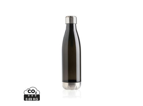 Auslaufsichere Trinkflasche mit Stainless-Steel-Deckel Werbeartikel