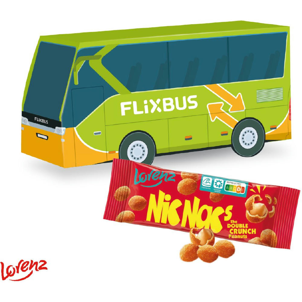 Product image 3D Präsent "Bus" mit Lorenz Nic Nac's Werbeartikel