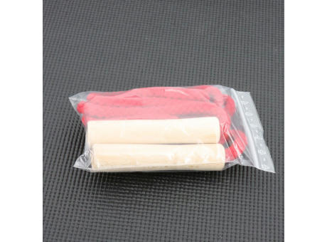 Springseil mit Griffen - Baumwolle in Sonderfarben Werbeartikel