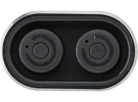 Powerbank mit zwei Wireless Kopfhörern Letitia Werbeartikel