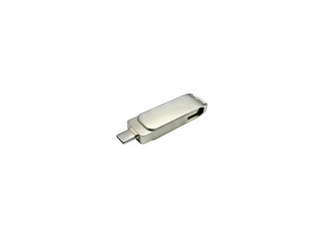 Product image USB-Stick 2in1 OTG 11 USB 3.0 Flash Disk 8 GB Silber bedrucken