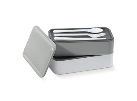Bento box mit Besteck 1250ml Werbeartikel