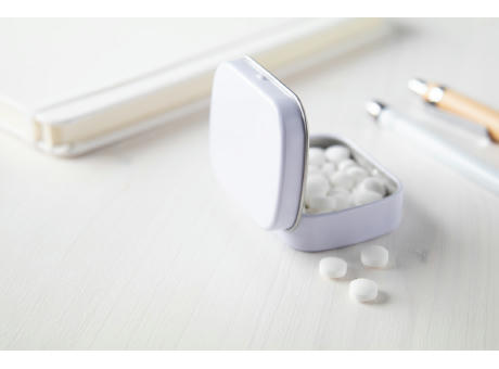 Minzdose Flickies Werbeartikel