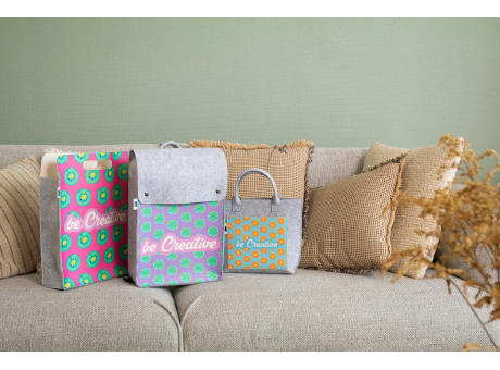individueller RPET Rucksack CreaFelt Back II bedrucken
