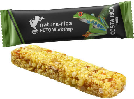 Müsliriegel Multikorn-Orange, 30g, Flowpack Werbeartikel