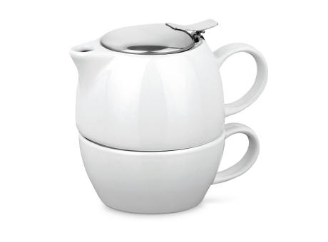Product image COLE. Teeset aus Porzellan 2 in 1 Werbeartikel