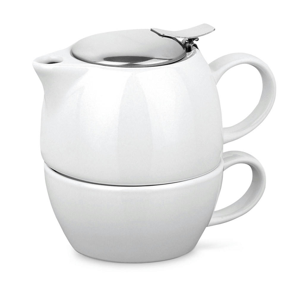 Product image COLE. Teeset aus Porzellan 2 in 1 Werbeartikel