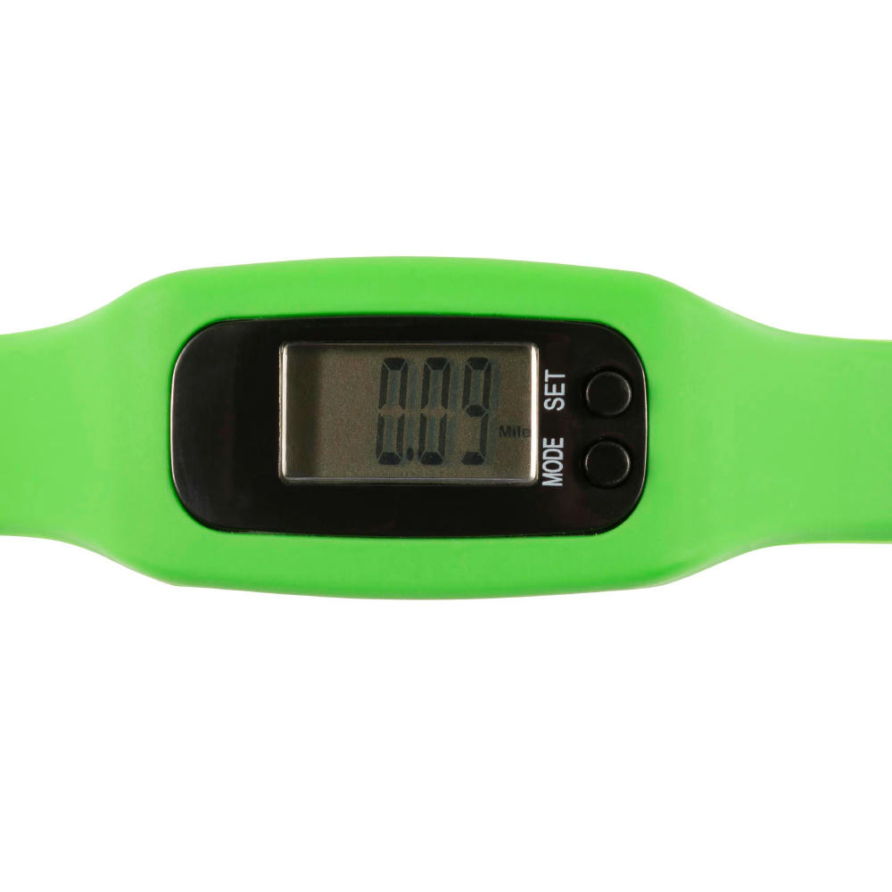 Schrittzähler mit Silikon Armband Tahir Werbeartikel