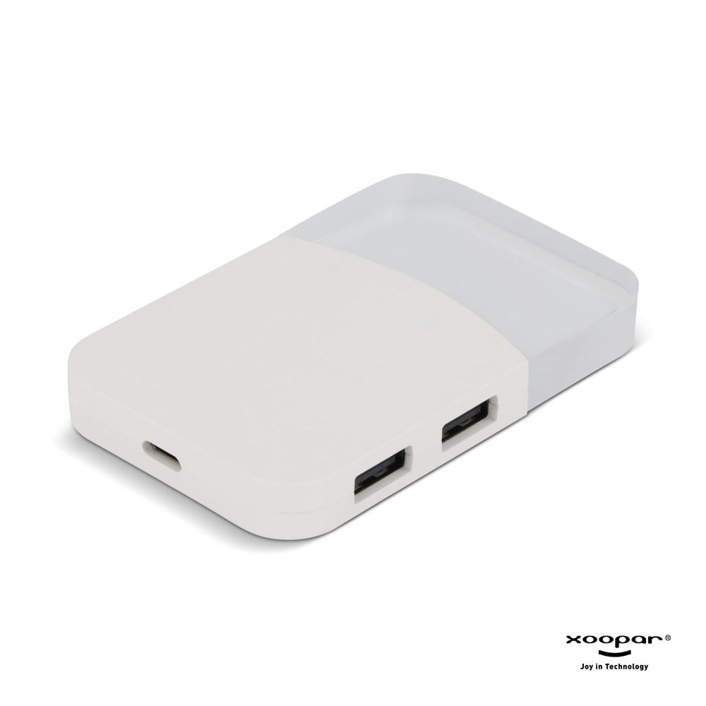 Product image 2598 | Xoopar iLo Mini Hub– 4 in 1 Adapter – USB 2.0 Data Transfer - Splitter Werbeartikel
