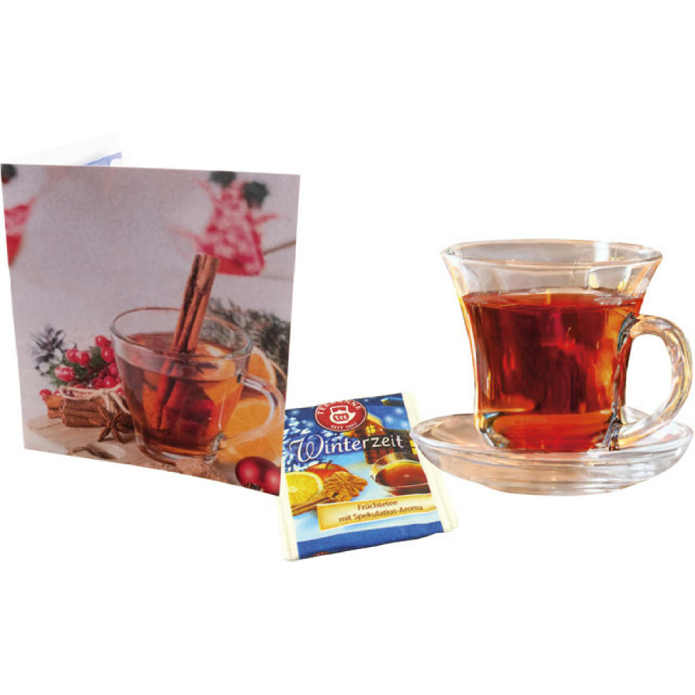 Product image Klappkärtchen Weihnachtstee Werbeartikel